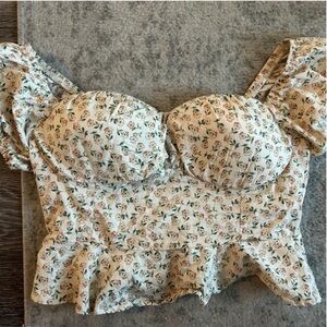 Floral Print Women's Top